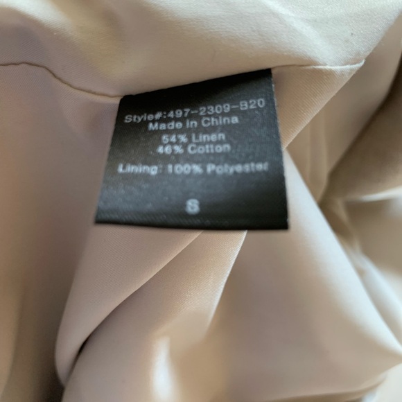 Women’s Jenni Kayne Linen Blend Blazer Size S - Picture 7 of 8